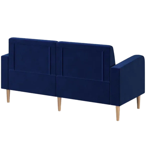 Диван Папилла, велюр, 162 см, синий Диван Папилла, велюр, 162 см, синий - фото 3