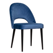 Фотография товара Стул Маллин, велюр Флай 17, ножки металл черные от компании ChiedoCover.