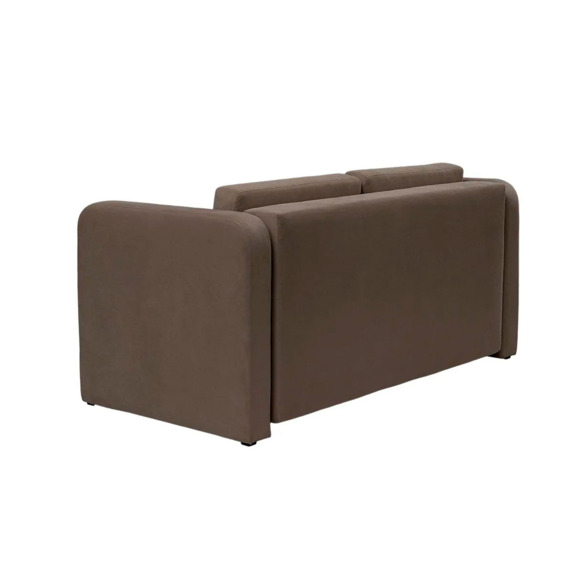 Диван Марлон 131x95x80 см, коричневый велюр - фото 4