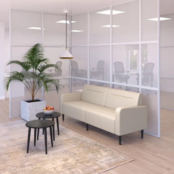 Диван Папилла, экокожа, 182 см, кремовый Диван Папилла, экокожа, 182 см, кремовый - фото 5