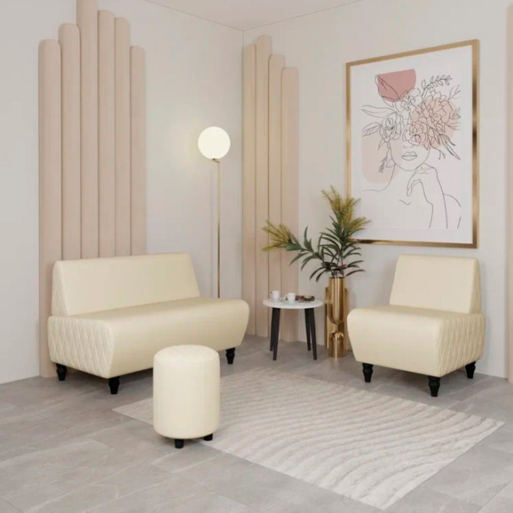 Диван Лотик, экокожа, кремовый Диван Лотик, экокожа, кремовый - фото 6