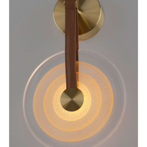 Светильник настенный светодиодный Спиерс Орбик, золотой - фото 5