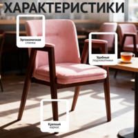 Фотография Стул Бали, велюр Тедди 325, ножки бук, морилка старинный орех Фотография товара Стул Бали, велюр Тедди 325, ножки бук, морилка старинный орех от компании ChiedoCover.