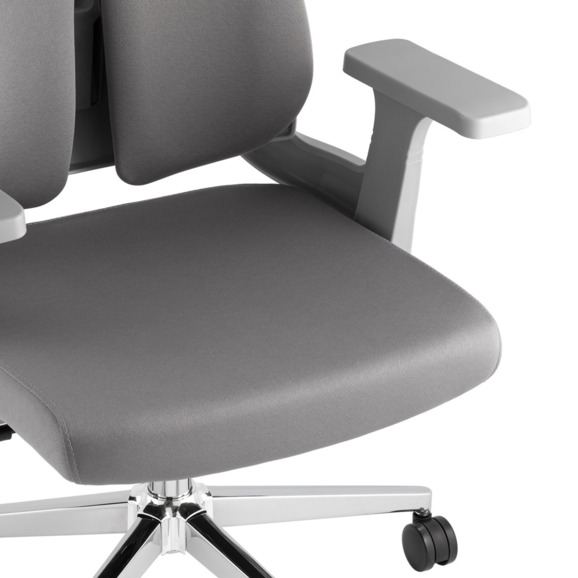 Кресло офисное TopChairs Kineo, серый - фото 6