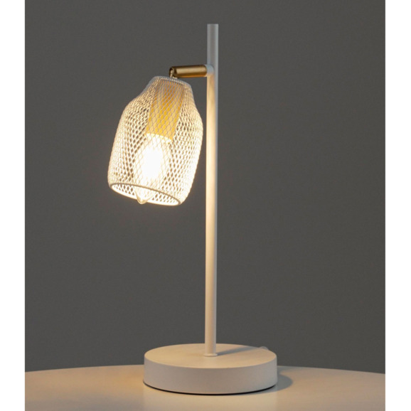 Лампа настольная Кимбл Адалина, белая - фото 2