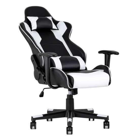 Кресло игровое TopChairs Diablo белое - фото 4