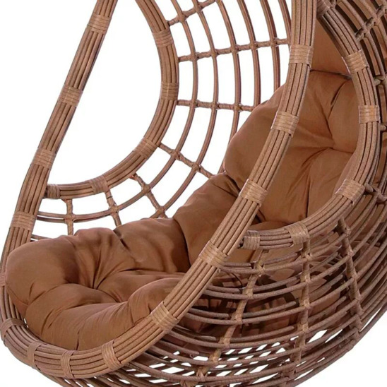 Кресло подвесное Jankov коричневое - фото 2