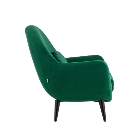 Кресло Карл велюр тёмно-зелёный - фото 3