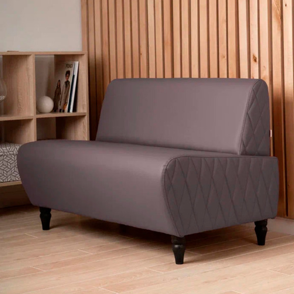 Диван Лотик, экокожа, коричневый - фото 5