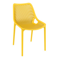 Настоящее фото товара Стул пластиковый Air, желтый, произведённого компанией ChiedoCover