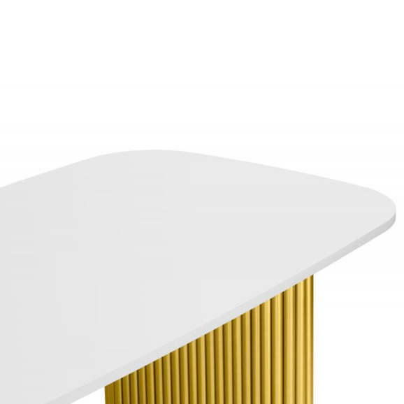 Бавария B 160 х 90 белая пленка шагрень / золото Бавария B 160 х 90 белая пленка шагрень / золото - фото 3