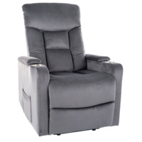 Фотография Кресло Soffit, раскладное, серый от производителя ChiedoCover, картинка продукции, реальное фото товара Настоящее фото товара Кресло Soffit, раскладное, серый, произведённого компанией ChiedoCover