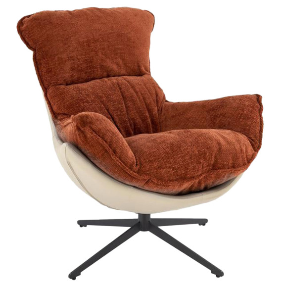 Кресло Reticulum, корица, черный - фото 1