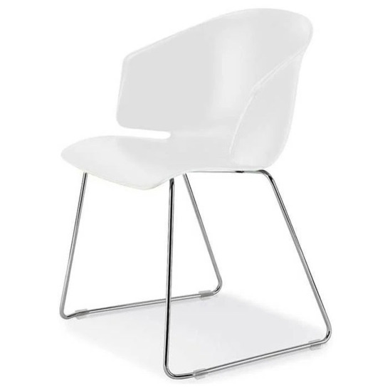 Кресло пластиковое Форта, белый - фото 1