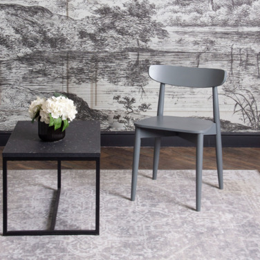 Фотография в интерьере товара Стул Роквелл, серый, каркас бук от компании ChiedoCover.