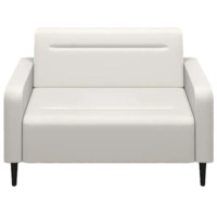 Фотография Диван Папилла, экокожа, 132 см, белый Фотография товара Диван Папилла, экокожа, 132 см, белый от компании ChiedoCover.