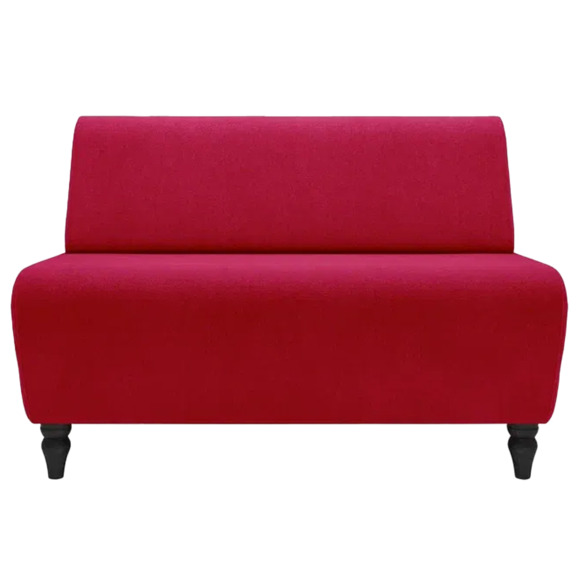 Диван Лотик, велюр, красный - фото 2