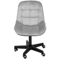 Фотография товара Стул Мускус, пластик, велюр, серый, черный от компании ChiedoCover.