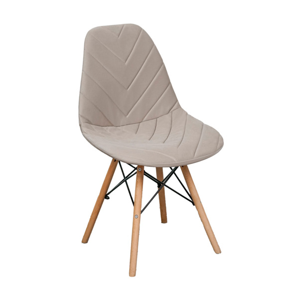 Чехол Е03 на стул Eames, бежевый - фото 1