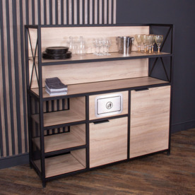 Станция официанта 1400*420*1400, ЛДСП Egger, Дуб Бардолино натуральный