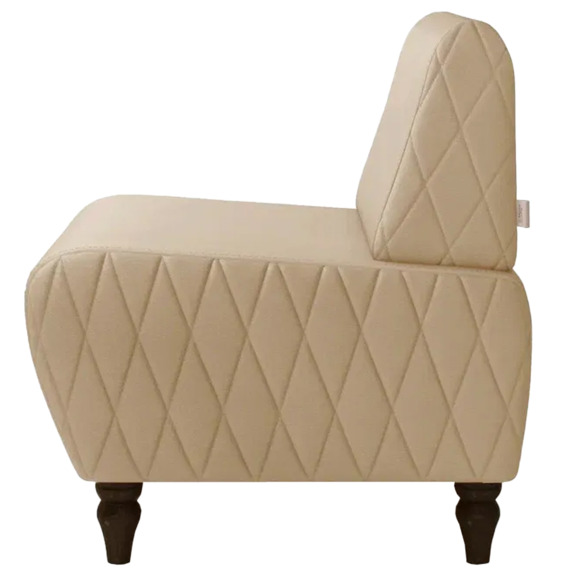 Кресло Лотик экокожа, санд - фото 4