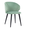 Стул Марк, велюр Велютто 30, ножки металл черные