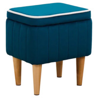 Настоящее фото товара Пуф Ноотропик с ящиком, изумрудный, произведённого компанией ChiedoCover