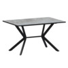 Стол нераздвижной Сири 1200 Р20, фаерстоун, черный муар