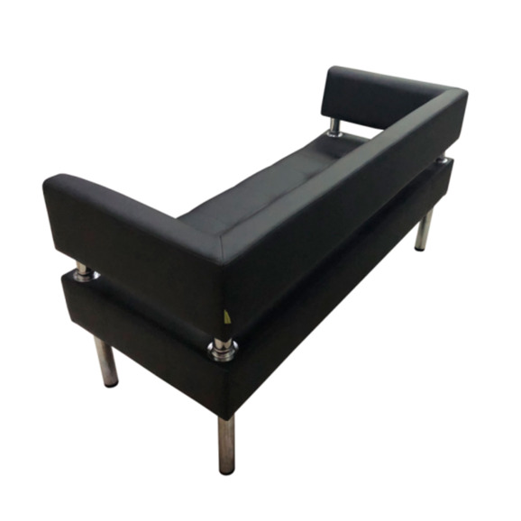 Диван Сантур трехместный, черный - фото 7