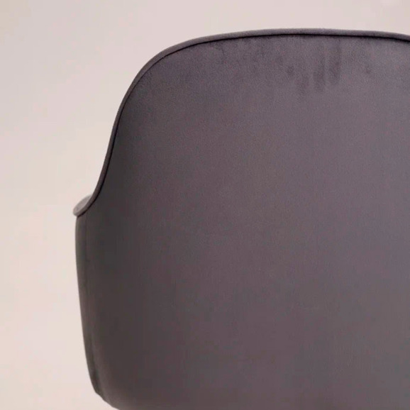 Кресло Сета, пирамида, серый, золотой - фото 10