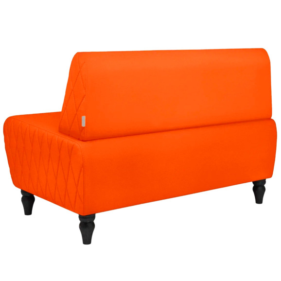 Диван Лотик, экокожа, оранжевый - фото 3