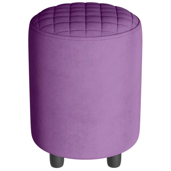 Пуф Тепал, велюр, фиолетовый Пуф Тепал, велюр, фиолетовый - фото 1