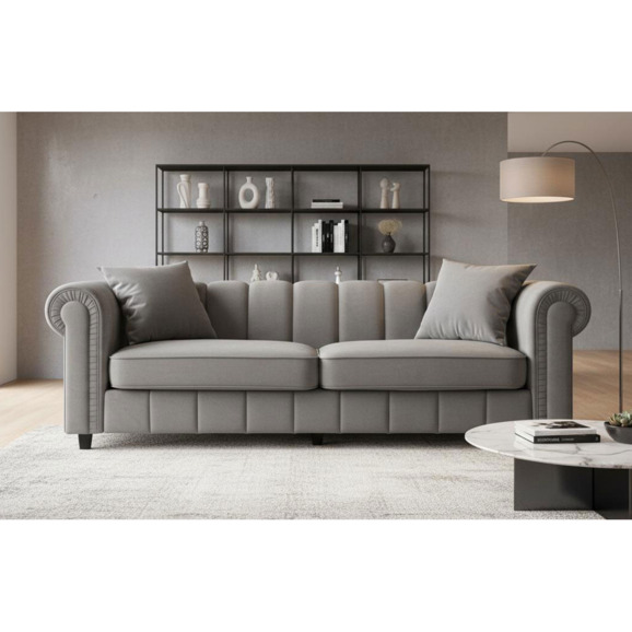 Диван Линет, серый, механизм Пума, 2500 - фото 5