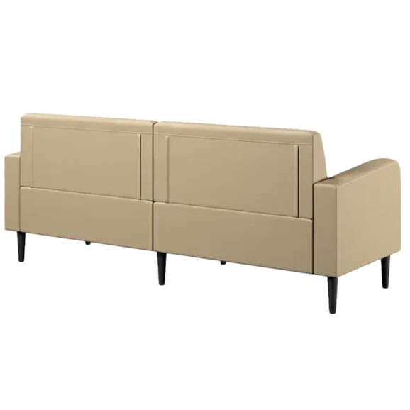 Диван Папилла, экокожа, 182 см, санд - фото 3