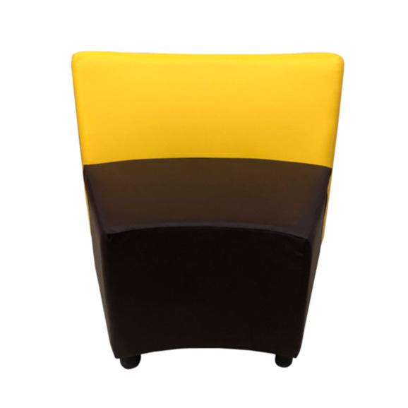 Диван Дога четырехместный к.1, желто-шоколадный - фото 4