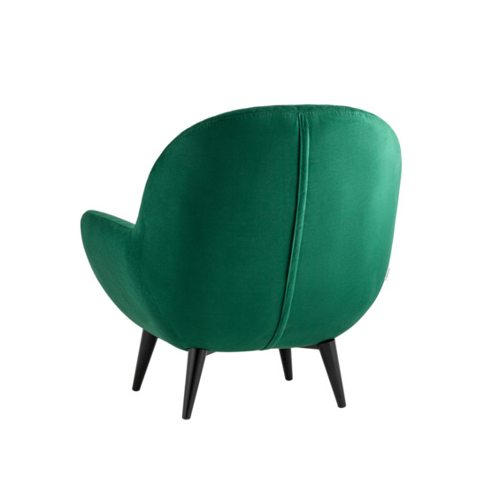 Кресло Карл велюр тёмно-зелёный - фото 4