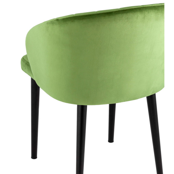 Стул с подлокотниками Шон, велюр травяной Стул с подлокотниками Шон, велюр травяной - фото 6