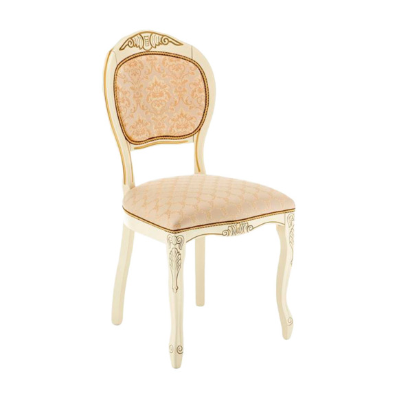 Стул Лауро патина золото / бежевый Стул Лауро патина золото / бежевый - фото 5