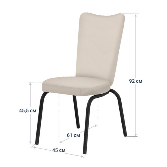 Стул Адамс, черный муар, велюр Velutto 04 Стул Адамс, черный муар, велюр Velutto 04 - фото 4