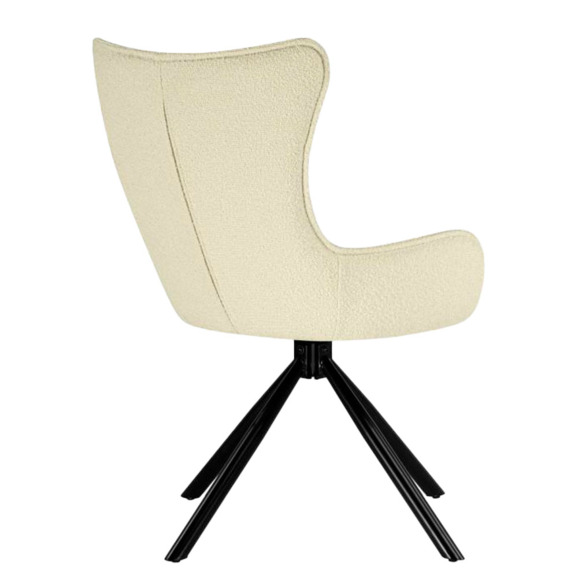 Стул на металлокаркасе Chicago cream / black Стул на металлокаркасе Chicago cream / black - фото 5