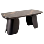 Фотография товара Стол обеденный Asteroid, черный мрамор, черный от компании ChiedoCover.