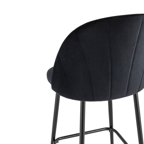 Стул полубарный Логан СН, велюр, черный - фото 5