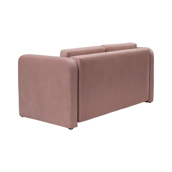 Диван Марлон 131x95x80 см, розово-коричневый велюр Диван Марлон 131x95x80 см, розово-коричневый велюр - фото 4