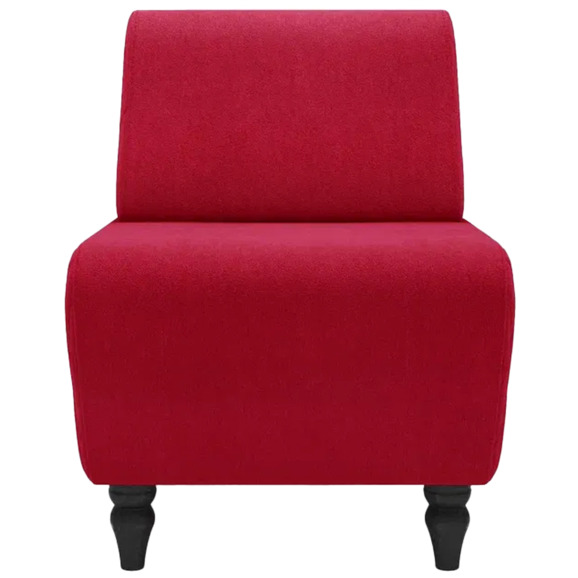 Кресло Лотик велюр, красный - фото 2