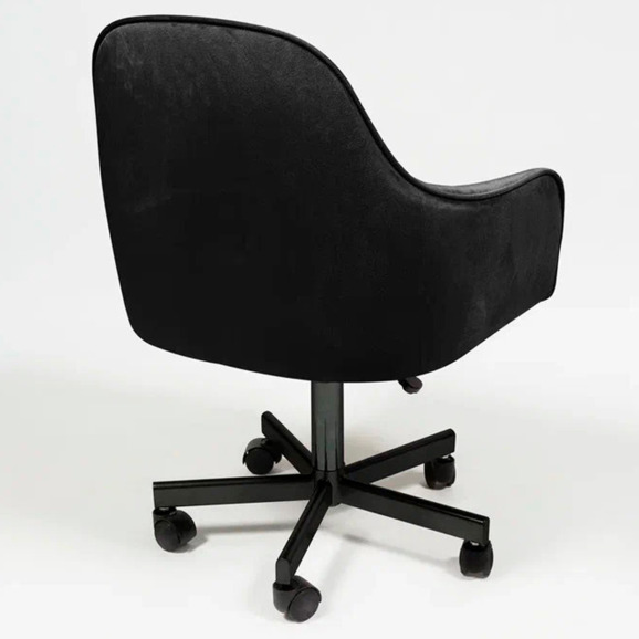 Кресло Сета, пятилучие, черный, велюр - фото 4