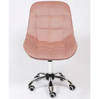 Фотография товара Стул Мускус, хром, розовый, велюр от компании ChiedoCover.