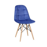Настоящее фото товара Дизайнерский стул Монако, синий, произведённого компанией ChiedoCover