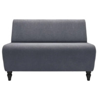 Фотография товара Диван Лотик, велюр, темно-серый от компании ChiedoCover.