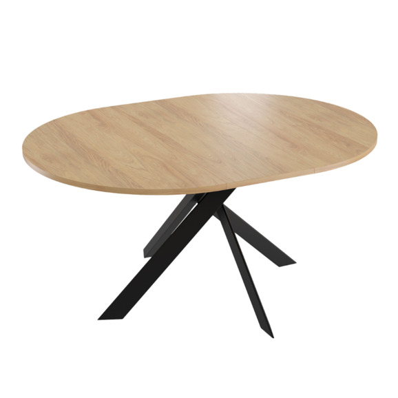 Стол Тави 1, черный, гикори натуральный - фото 2