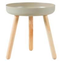 Настоящее фото товара Столик журнальный Solo D35, бежевый, произведённого компанией ChiedoCover